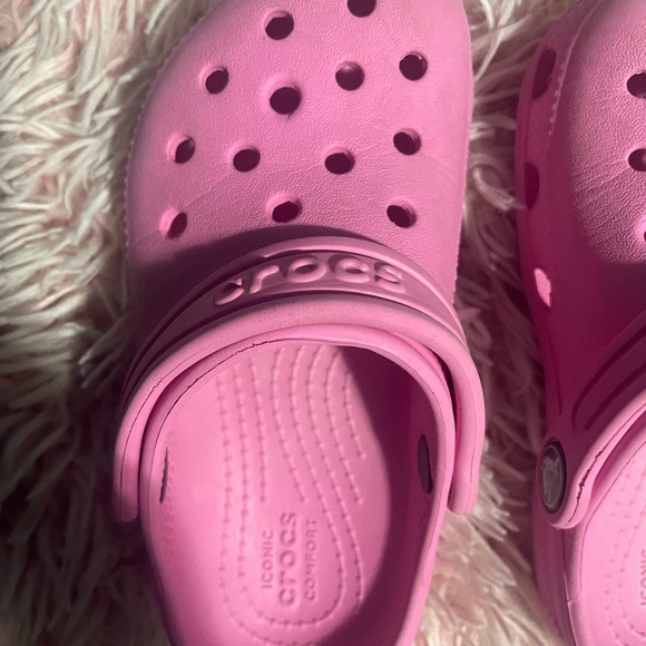 Crocs Toddler Girls Pink Size 9 - Picture 3 of 5